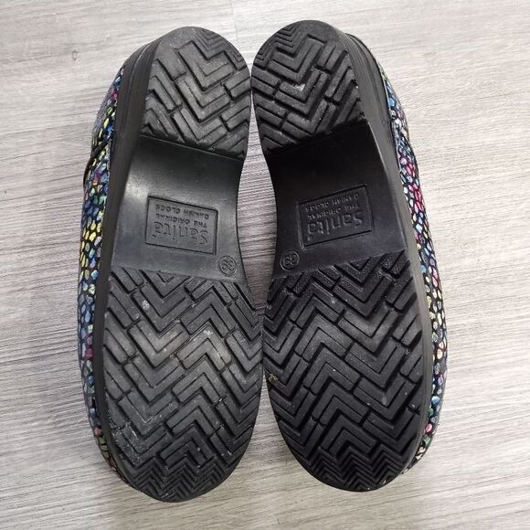 Sanita Women's Clog Multi-colored Stained Glass Print size 39/8 US - Picture 14 of 15